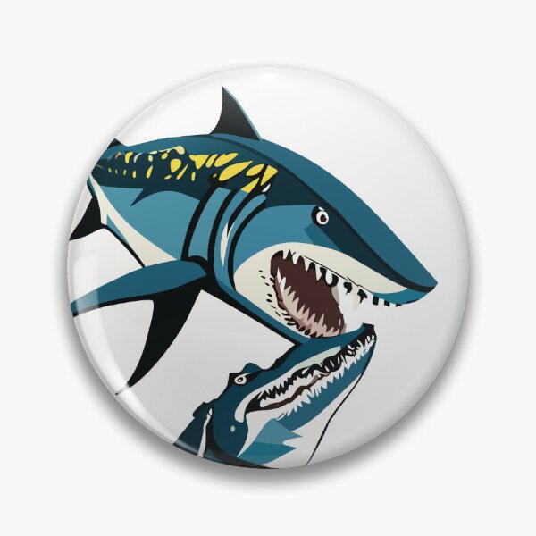 Item preview, Shark vs crocodile designed and sold by shufflik.