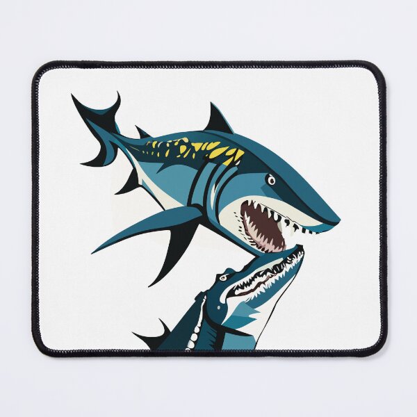 Item preview, Shark vs crocodile designed and sold by shufflik.