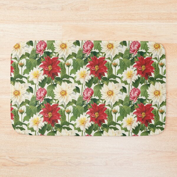 Item preview, Dahlia Tile 13: Velvet Pom-Poms in a Rainbow Garden with Layers of Petals designed and sold by TheBrainArt.