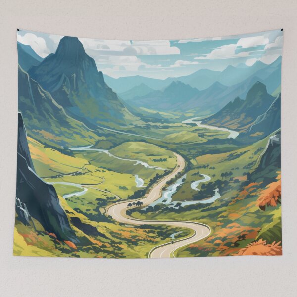 Item preview, A Pop Art Travel Print of Ha Giang - Vietnam  designed and sold by StudioRedKoala.