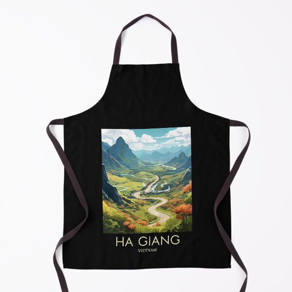 Item preview, A Pop Art Travel Print of Ha Giang - Vietnam designed and sold by StudioRedKoala.