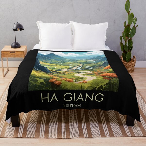 Item preview, A Pop Art Travel Print of Ha Giang - Vietnam  designed and sold by StudioRedKoala.