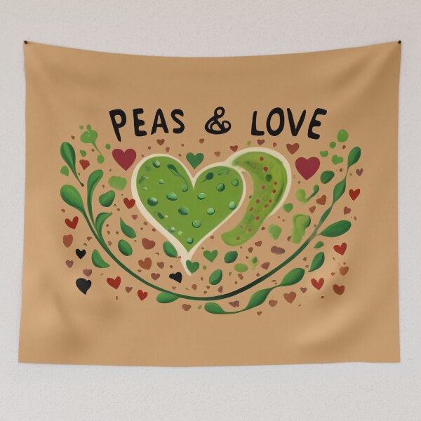 Item preview, Peas and love: perfect match. designed and sold by @ndrys.