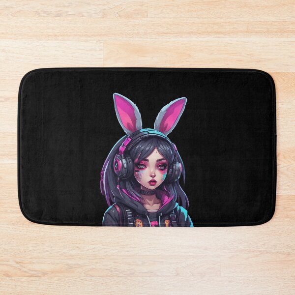 Item preview, Cyberpunk Bunny Girl, Rabbit Ears, Kawaii Cute designed and sold by Burn-Ego.