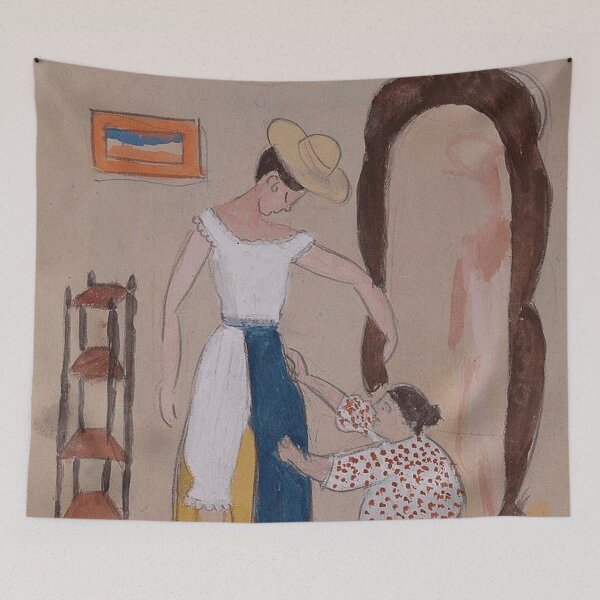Item preview, At a Dressmaker, by Vera Pestel. HIGH DEFINITION designed and sold by MINDTHECHERRY.