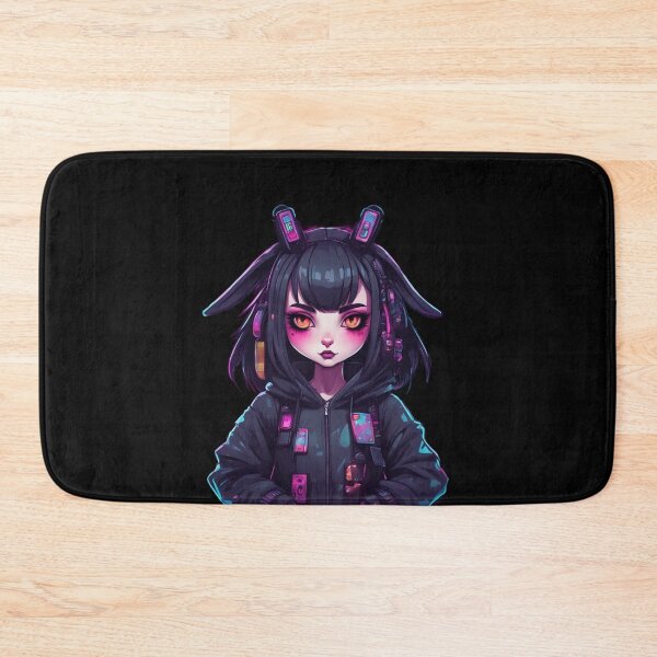 Item preview, Cyberpunk Bunny, Goth Girl, Rabbit Ears, Kawaii designed and sold by Burn-Ego.