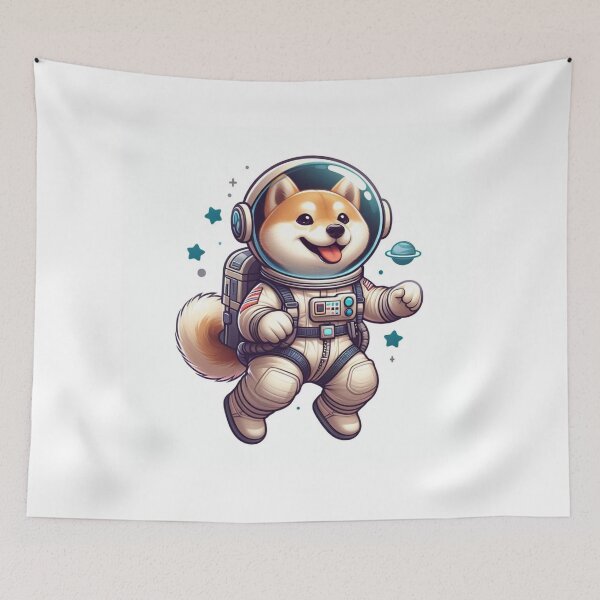 Artikelvorschau, ein süßer, fröhlicher Shiba entworfen und verkauft von storeofmylOVE.