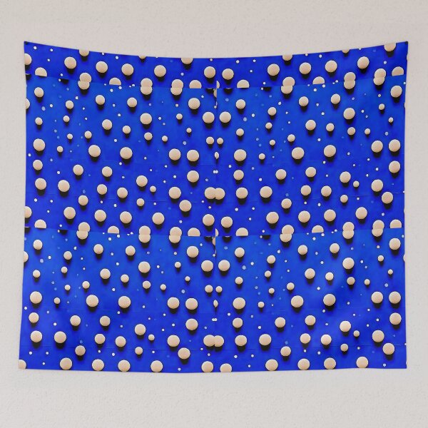 Item preview, Blue and white Polka Dots designed and sold by Zenvo.