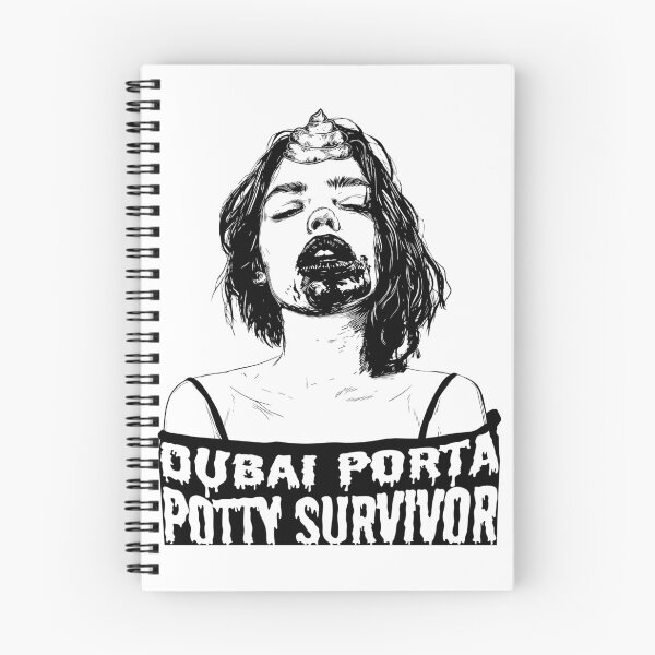 Item preview, Dubai Porty Potty Survivor Funny Shirt, Dubai Porty Potty Dark Humour, Funny Influencer, Gift for Social Media Influencer designed and sold by PrintShangri-La.