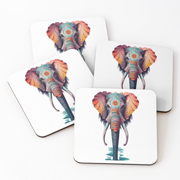 Item preview, Painted elephant head graffiti style designed and sold by Ann Miu Deluxe.