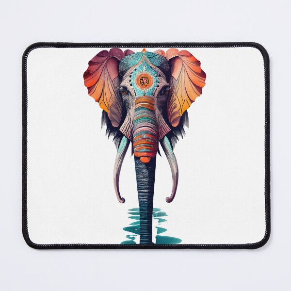 Item preview, Painted elephant head graffiti style designed and sold by Ann Miu Deluxe.