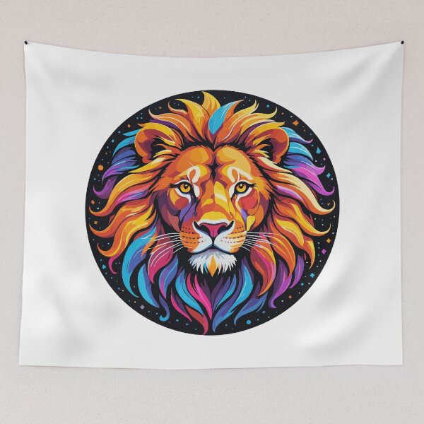 Item preview, Cosmic Lion Majesty with Vibrant Mane designed and sold by SCG-designs.