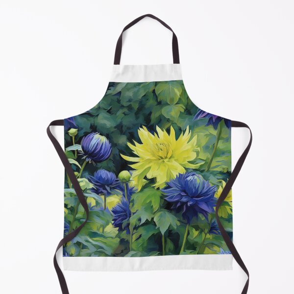 Item preview, Dahlia Tile 15: Velvet Pom-Poms in a Rainbow Garden with Layers of Petals designed and sold by TheBrainArt.