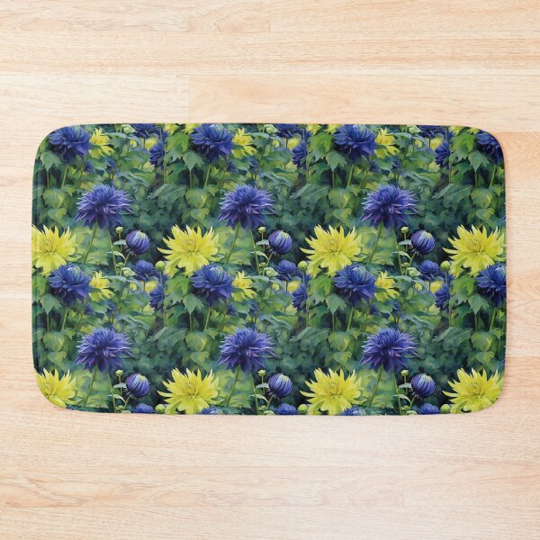 Item preview, Dahlia Tile 15: Velvet Pom-Poms in a Rainbow Garden with Layers of Petals designed and sold by TheBrainArt.