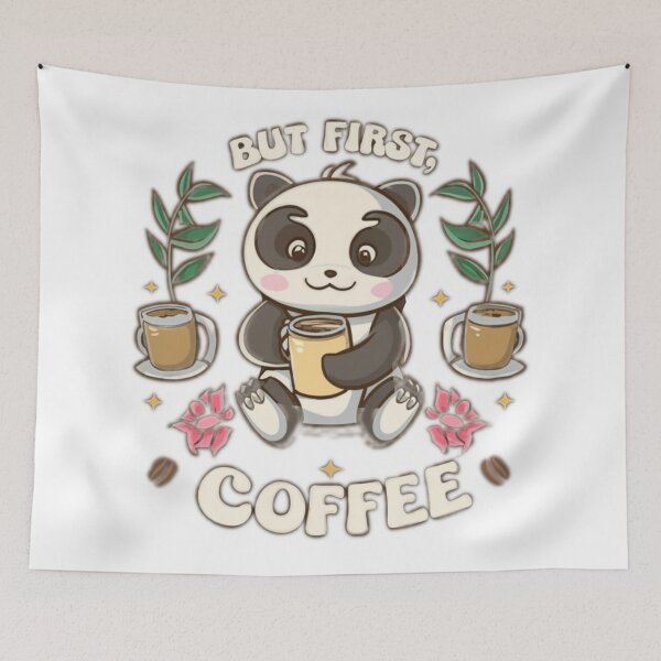 Item preview, Panda but first, coffee designed and sold by Gizabella.