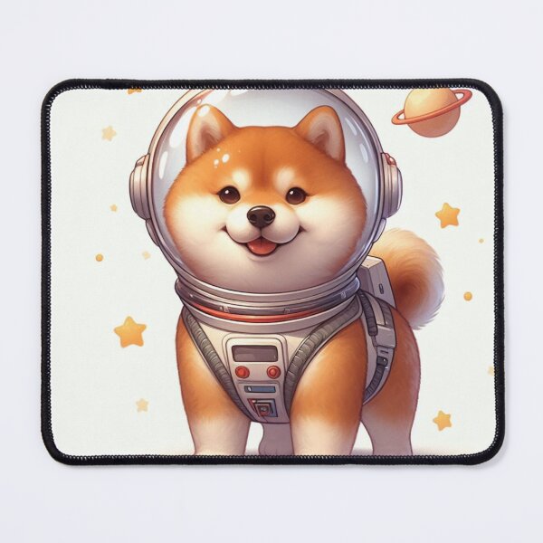Artikelvorschau, ein süßer, fröhlicher Shiba im Traumraum entworfen und verkauft von storeofmylOVE.