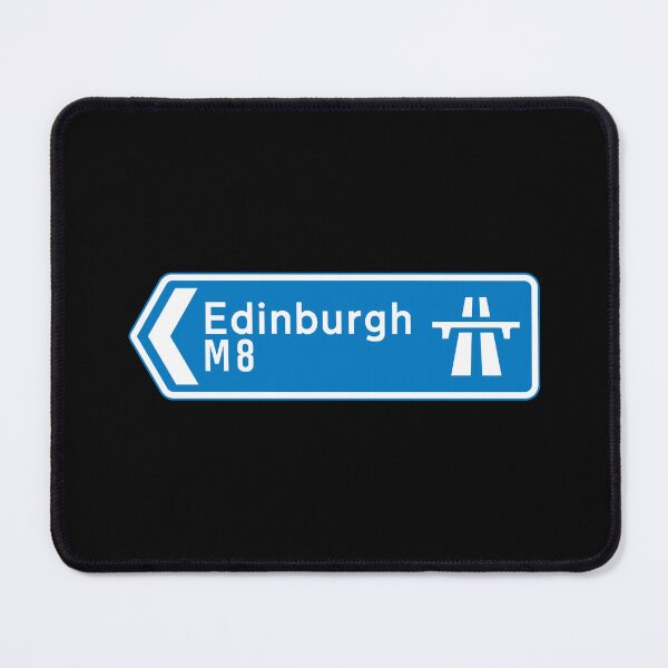 Aperçu de l'œuvre Edinburgh Bound - Bleu M8, M9, A720, panneau d'autoroute créée et vendue par WilliamsonMedia.