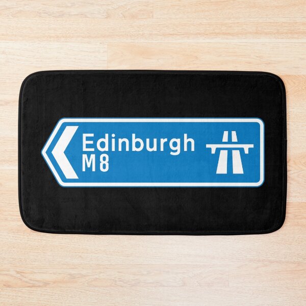 Item preview, Edinburgh Bound - Blue M8, M9, A720, Motorway Sign designed and sold by WilliamsonMedia.