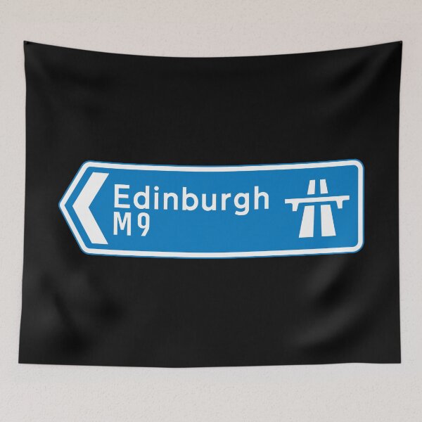 Item preview, Edinburgh Bound - Blue M8, M9, A720, Motorway Sign designed and sold by WilliamsonMedia.