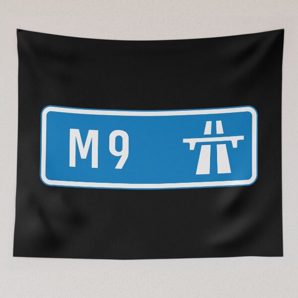Item preview, Edinburgh Bound - Blue M8, M9, A720, Motorway Sign designed and sold by WilliamsonMedia.