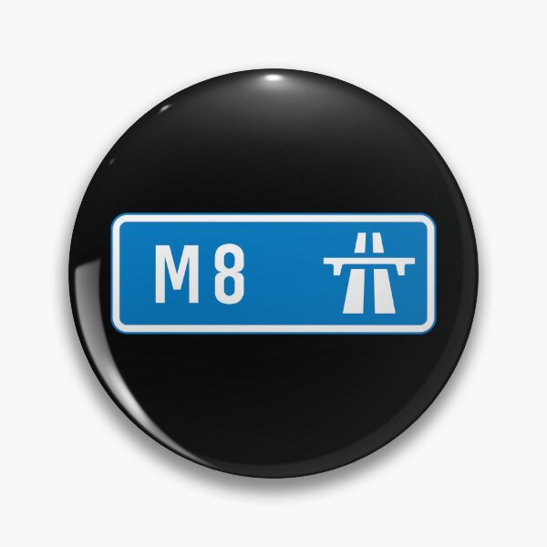 Item preview, Edinburgh Bound - Blue M8, M9, A720, Motorway Sign designed and sold by WilliamsonMedia.