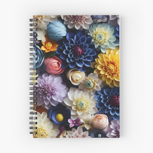 Item preview, Dahlia Tile 19: Velvet Pom-Poms in a Rainbow Garden with Layers of Petals designed and sold by TheBrainArt.