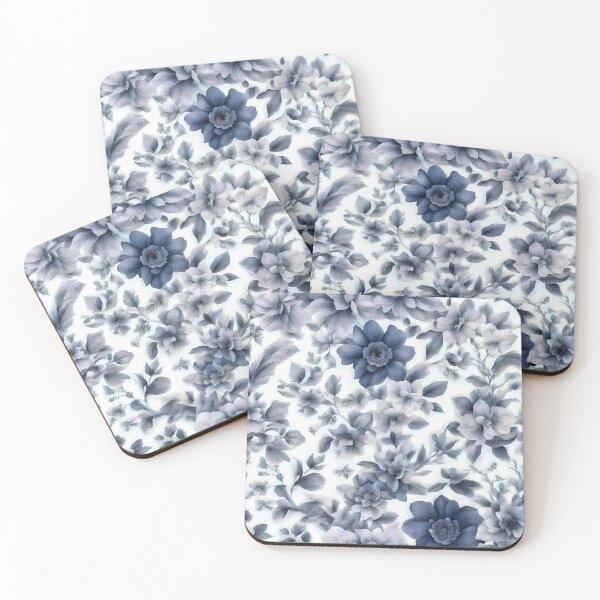 Item preview, Floral Blue designed and sold by Zenvo.