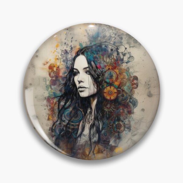 Item preview, Mystical Melodies, Mandala, Harmony & Style, Chemigram Beauty ,Tee, Gif designed and sold by Terry-Salsa.