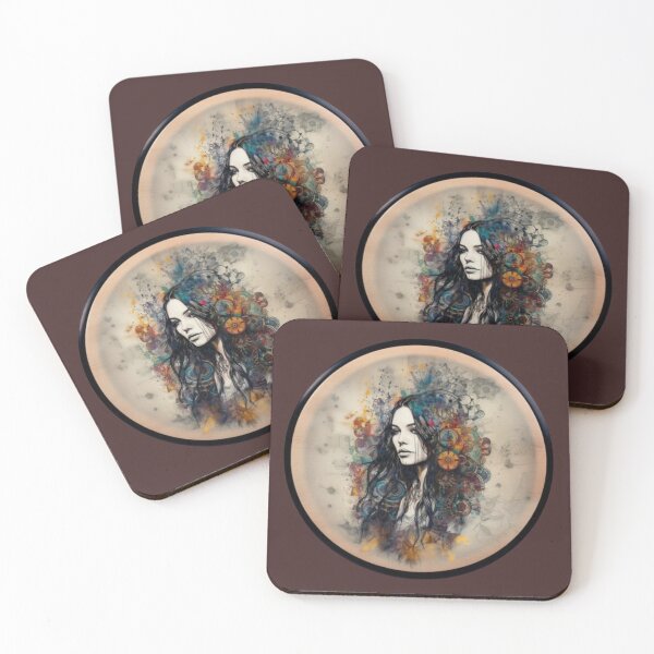 Item preview, Mystical Melodies, Mandala, Harmony & Style, Chemigram Beauty ,Tee, Gif designed and sold by Terry-Salsa.