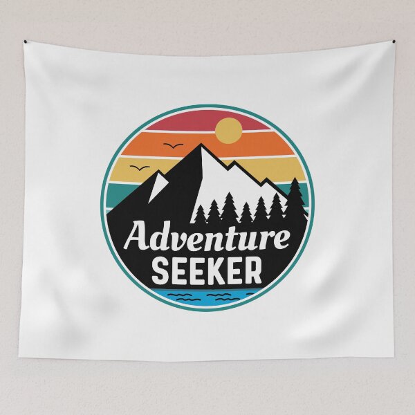 Item preview, Adventure Seeker - Outdoor Mountains Exploration designed and sold by Sunserize Designs.
