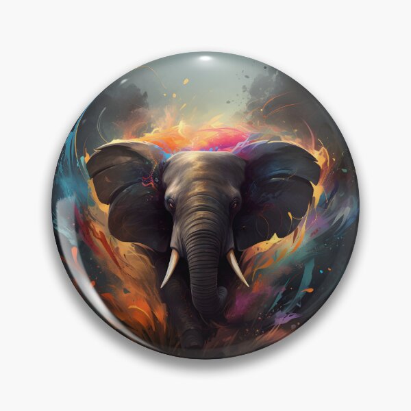 Item preview, African Elephant Abstract Art designed and sold by PeteRascal.