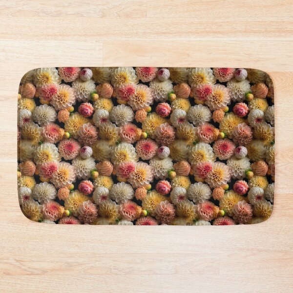 Item preview, Dahlia Tile 20: Velvet Pom-Poms in a Rainbow Garden with Layers of Petals designed and sold by TheBrainArt.
