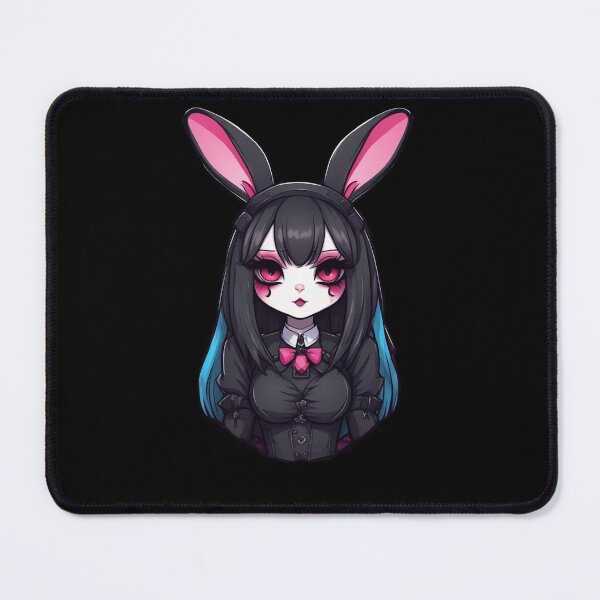 Item preview, Cute Goth Bunny Girl, Rabbit Ears, Cartoon designed and sold by Burn-Ego.