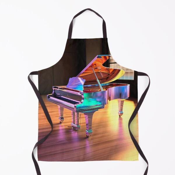 Item preview, Iridescent Piano: Abstract Art in Shifting Hues designed and sold by iQuorra.