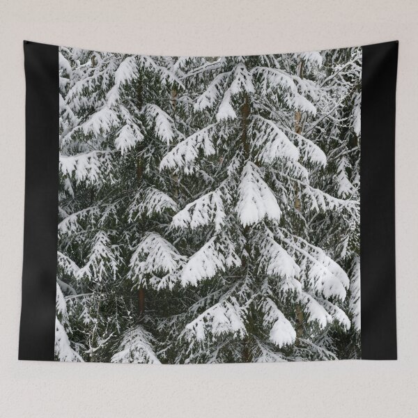 Item preview, Spruce covered. Parkkuu winter 2023  bw 1 designed and sold by Jouko Lehto Photography.