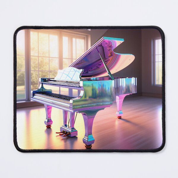 Item preview, Iridescent Piano Keys: Abstract Symphony of Colors designed and sold by iQuorra.