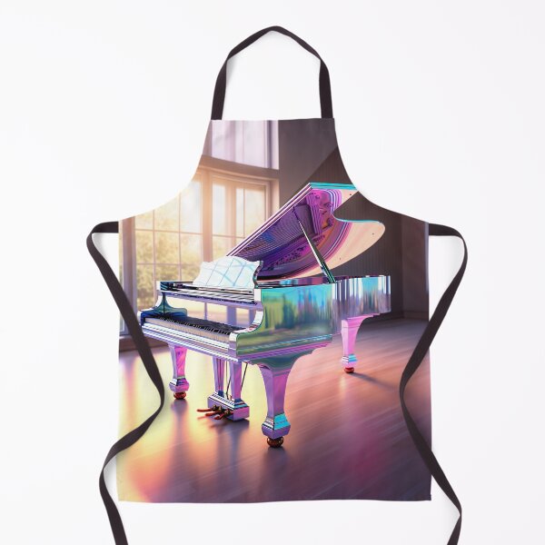 Item preview, Iridescent Piano Keys: Abstract Symphony of Colors designed and sold by iQuorra.