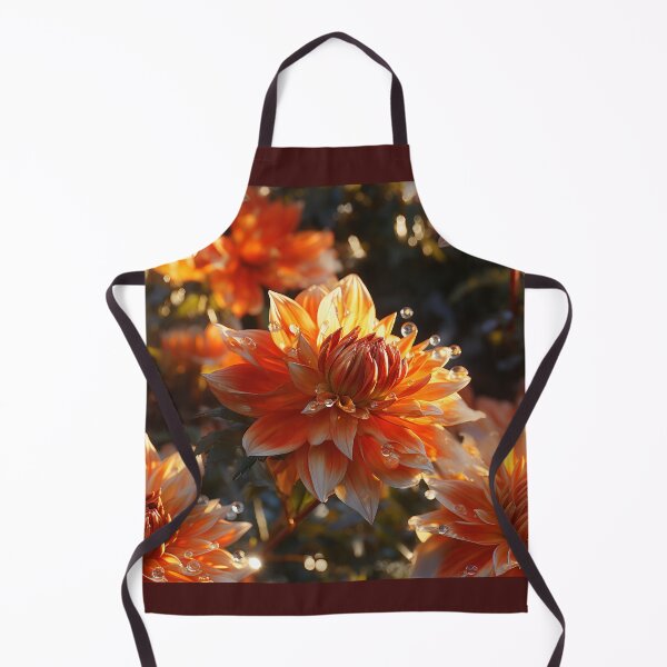 Item preview, Dahlia Tile 23: Velvet Pom-Poms in a Rainbow Garden with Layers of Petals designed and sold by TheBrainArt.