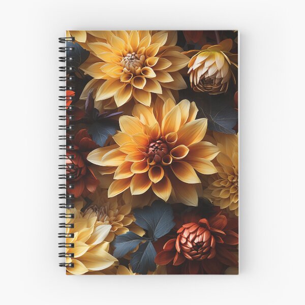 Item preview, Dahlia Tile 25: Velvet Pom-Poms in a Rainbow Garden with Layers of Petals designed and sold by TheBrainArt.
