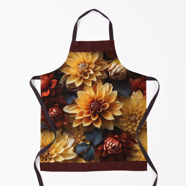 Item preview, Dahlia Tile 25: Velvet Pom-Poms in a Rainbow Garden with Layers of Petals designed and sold by TheBrainArt.