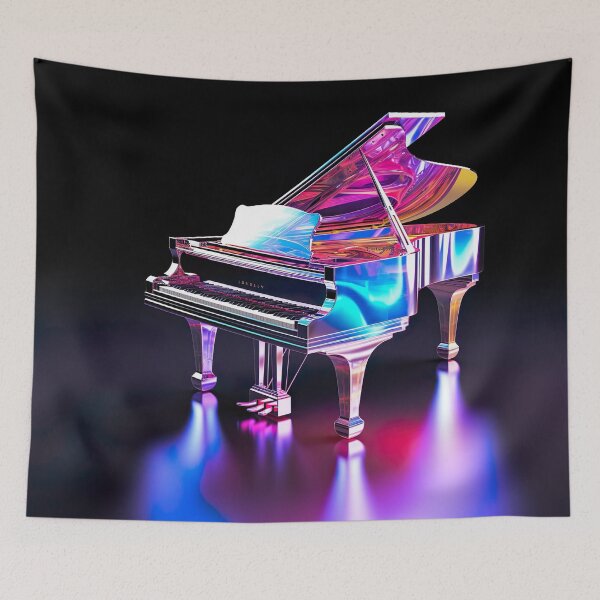Item preview, Iridescent Keys: Abstract Piano Melody designed and sold by iQuorra.