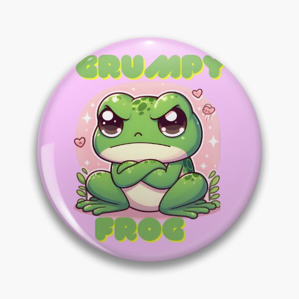 Artikelvorschau, Mürrischer Frosch Kawaii entworfen und verkauft von OtakuOnDemand.