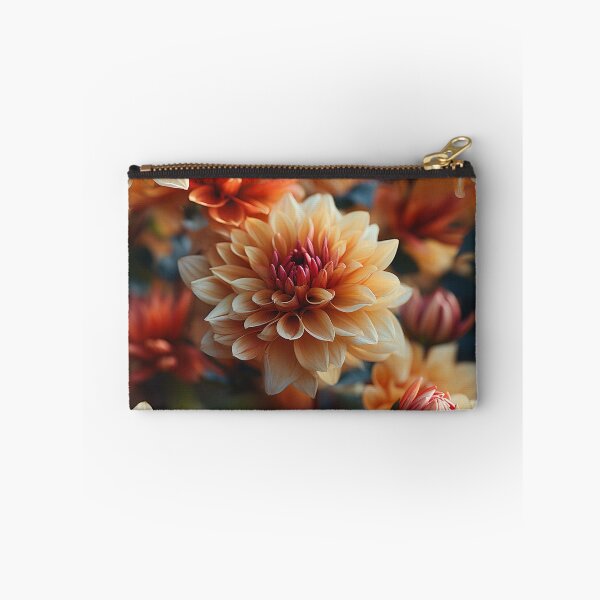 Item preview, Dahlia Tile 26: Velvet Pom-Poms in a Rainbow Garden with Layers of Petals designed and sold by TheBrainArt.