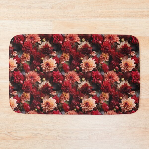 Item preview, Dahlia Tile 27: Velvet Pom-Poms in a Rainbow Garden with Layers of Petals designed and sold by TheBrainArt.