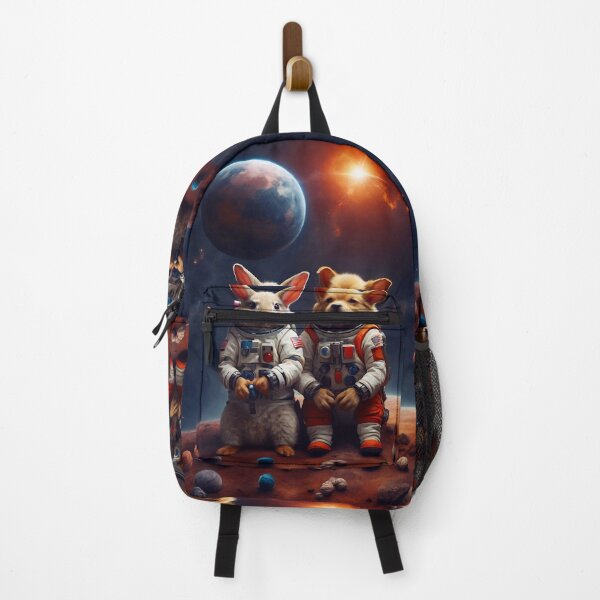 Item preview, Rabbit and dog in space designed and sold by M-Y-A-R-T-.