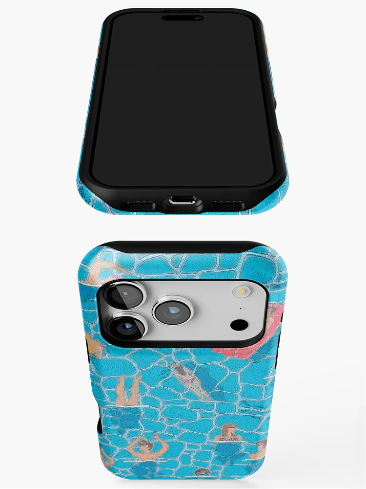 Thumbnail 3 of 4, iPhone Case, Pool designed and sold by ROPATROKOLA.