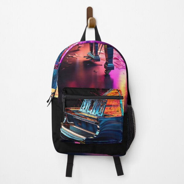Item preview, Iridescent Fire: Abstract Piano Art in Vivid Hues designed and sold by iQuorra.