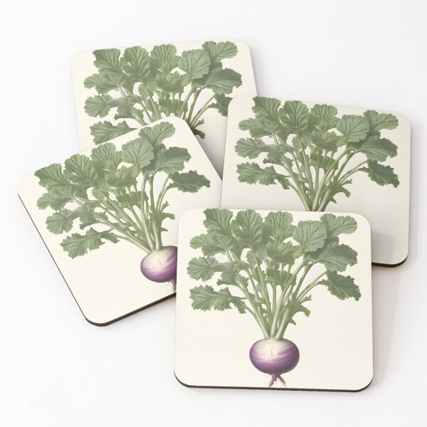 Item preview, Vintage Turnip Art Print, Classic Retro Vegetable Illustration designed and sold by Chardo55.