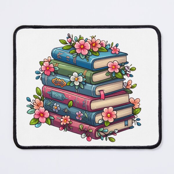 Item preview, Floral Books Bundle For Bookworm Pile Of Books designed and sold by BeansterNL.