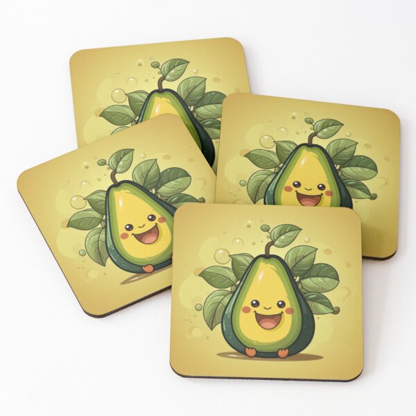 Item preview, Mamacado mini leafy avocado smiling and funny designed and sold by cristina1001.